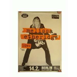 Melissa Etheridge Poster Concert Tour German Berlin