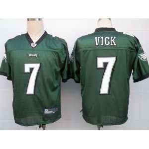  Michael Vick #7 Philadelphia Eagles Green NFL Jersey Sz52 