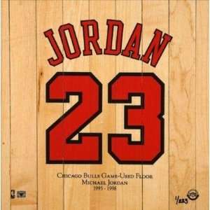 MICHAEL JORDAN Game Used 12 x 12 Floor Piece UDA LE 223   Other NBA 