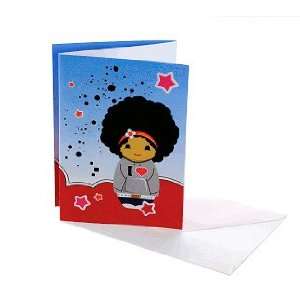   Itchy Feet Dolls By Nina Zimmermann Collection Greeting Card    Mika