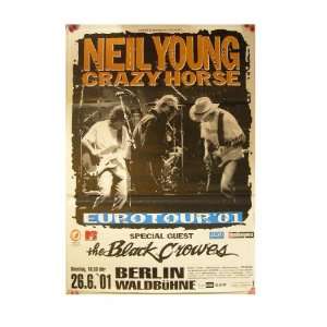 Neil Young Poster Crazy Horse Eurotour 01