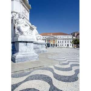  Rossio Square (Praca Dom Pedro Iv) with Lisbon Opera House 