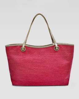 Multicolor Leather Tote  