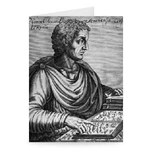 Pliny the Elder (23 79 AD) (engraving) by   Greeting Card (Pack of 2 