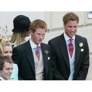  Prince Harry and Prince William after the wedding ceremony 
