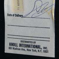 Vintage Knoll Pollock Executive Swivel Arm Chairs  