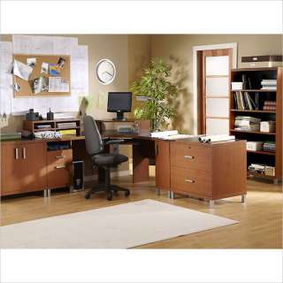   Drawer Lateral File Cherry & Black Finish Filing Cabinet 066311039146