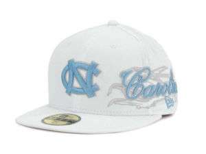 NEW New Era UNC Tarheels NCAA Lux Fitted Cap Hat $32  