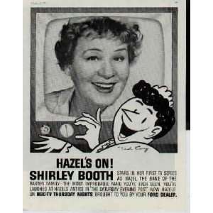  HAZELS ON by TED KEY.   SHIRLEY BOOTH stars in her first 