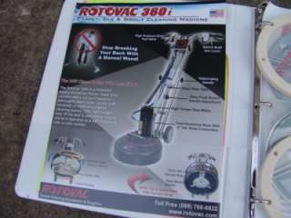 ROTOVAC 360 TILE FLOOR GROUT CLEANING MACHINE WITH 2 HEADS. BRAND NEW 