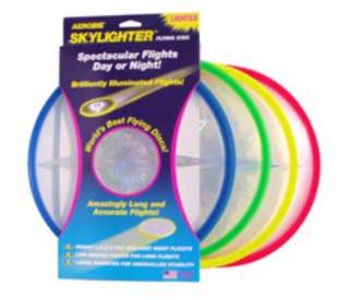   (Pick Color) Light Up Flying Frisbee Disk Disc Sky Lighter  