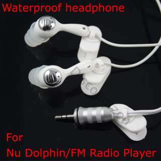   headphone/headset for Nu dolphin/Touch/FM radio Waterproof  Player