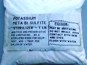 POT MET 1# (potassium meta bi sulphite)  