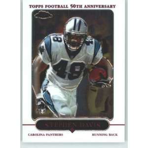 Stephen Davis   Carolina Panthers   2005 Topps Chrome Card # 30   NFL 