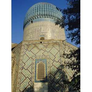  Tamerlanes Tomb, Gur Emir, Samarkand, Uzbekistan, Central 