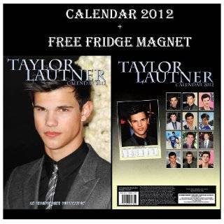  Taylor Lautner Calendar 2012 + Free Taylor Lautner Keyring 