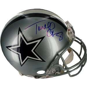 Terrell Owens Autographed Cowboys Full Size Authentic Helmet Sports 