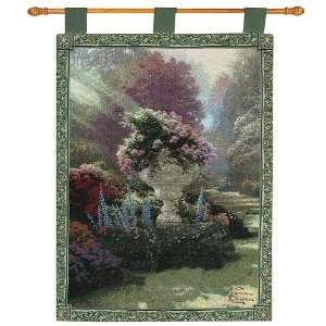  Thomas Kinkade Garden of Hope Tapestry   36 x 26