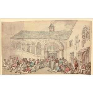  FRAMED oil paintings   Thomas Rowlandson   24 x 14 inches 