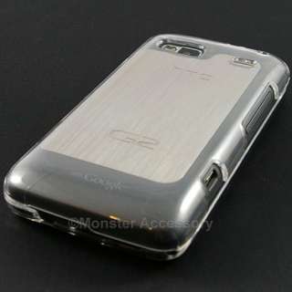 Crystal Clear Hard Case Phone Cover HTC G2 T Mobile NEW  
