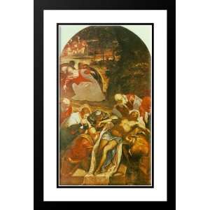  Tintoretto, Jacopo Robusti 17x24 Framed and Double Matted 