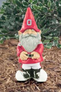Ohio State Buckeyes Garden Gnome Figure Yard Statue New 033171540884 