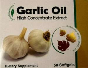 MANY LOT SIZES GARLIC OIL HIGH CONCENTRATE EXTRACT 1000mg 50 SOFTGELS 