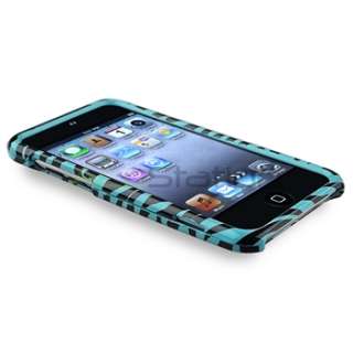   ipod touch 4th generation blue black zebra quantity 1 this snap on