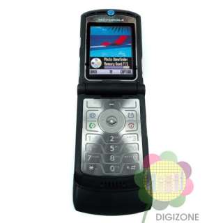 NEW MOTOROLA RAZR V3 AT&T T MOBILE PHONE BLACK CE  