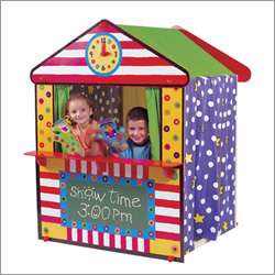 Play pretend Kitchens, theaters, pop up tents