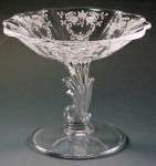 Fostoria Meadow Rose VTG Glass Water Goblet Crystal Stemware Elegant 