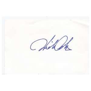 WILLIAM ATHERTON Signed Index Card In Person