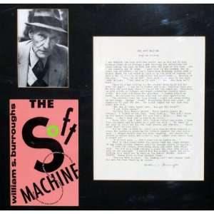 William S. Burroughs Signed Typescript, 1961