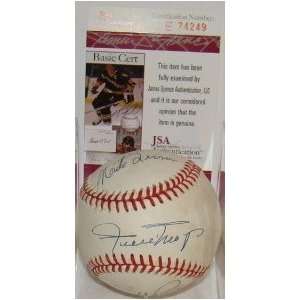 Willie Mays Monte Irvine Gaylord Perry SIGNED Baseball