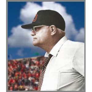 Ohio State Buckeyes   Woody Hayes   Pay Forward   Wood Mounted Poster 