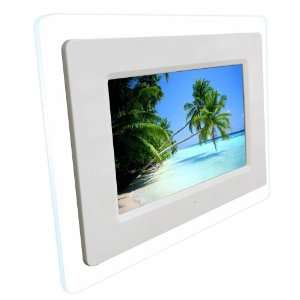  8 Inch Hi Res Digital Picture Frame (White) Electronics