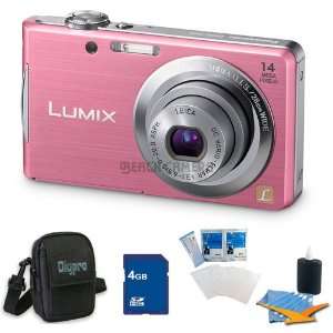  Lumix DMC FH2 14MP Pink Compact Digital Camera w/ 720p 30 