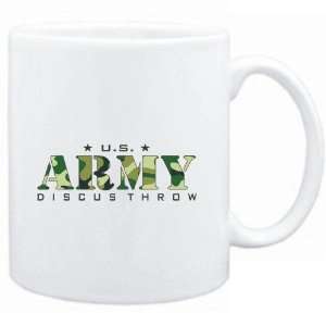  Mug White  US ARMY Discus Throw / CAMOUFLAGE  Sports 
