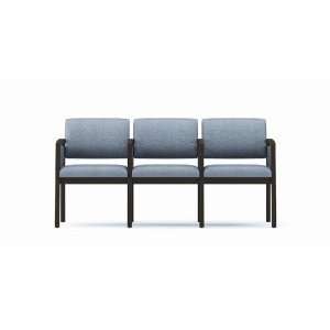  Lenox 31.5 Three Seat Sofa with Center Arm Fabric Avon 