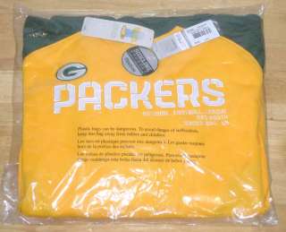 Green Bay Packers NFL sideline football hoodie playdry yellow MSRP $70 