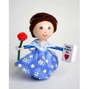  Clothespin Doll Craft Kit Mothers Day Daughter Toys 