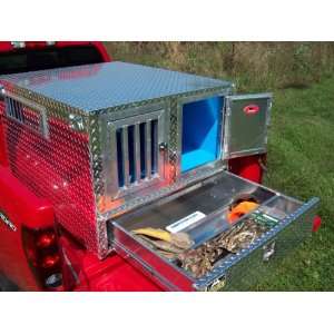   Truck DB4845BD Two Door Dog Box with Bottom Drawer