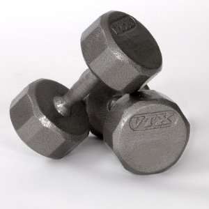    85 lbs 12 Sided Cast Dumbbells [Set of 2]