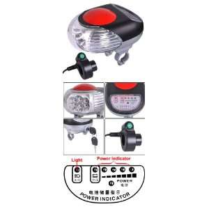 Electric Bicycle LED Light Headlight 36v w/ Power 