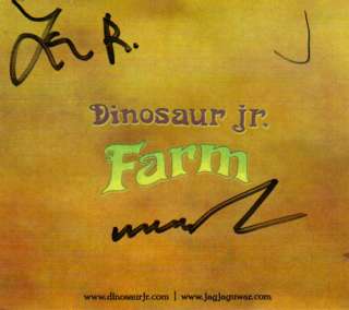   Jr. LOU BARLOW J MASCIS Autographed Signed CD Insert FARM PROMO  