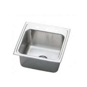 Elkay Single Bowl Top Mount Kitchen Sink DLRQ1919 Stainless Steel