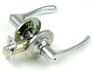   Polished Chrome PRIVACY / BATHROOM DOOR LEVER with hardware 22288CH