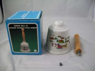 CUTE Midwestern Home Products Christmas Dinner Bell NIB  