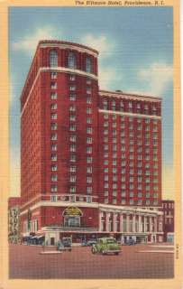 Postcard Rhode Island Providence BILTMORE HOTEL 1940s  