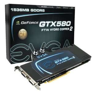  EVGA GeForce GTX 580 FTW Hydro Copper 2 1536 MB GDDR5 PCI 